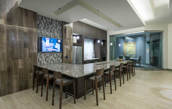 Resident Lounge and Kitchen
