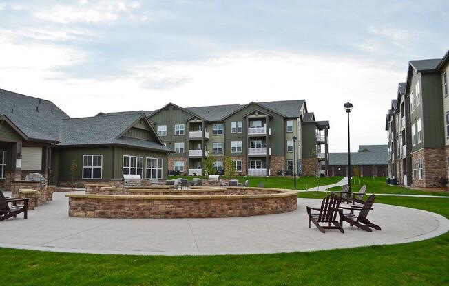 North Gate Apartment Homes Exterior and Firepit