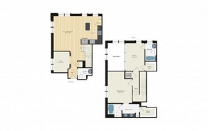 2 beds, 2.5 baths, 1,254 sqft, $4,273