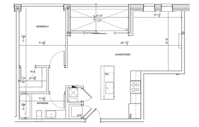 1 bed, 1 bath, 665 sqft, $2,650, Unit 505