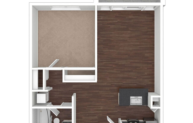 1 bed, 1 bath, 644 sqft, $3,027