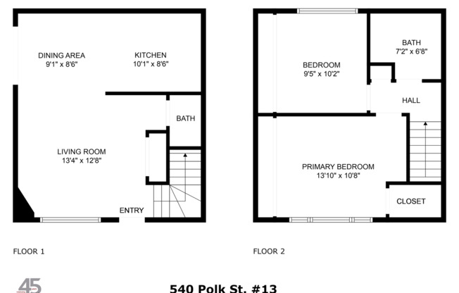 2 beds, 1 bath, 800 sqft, $1,495, Unit 540-03