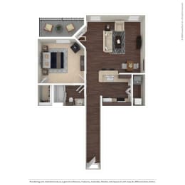 1 bed, 1 bath, 860 sqft, $1,405