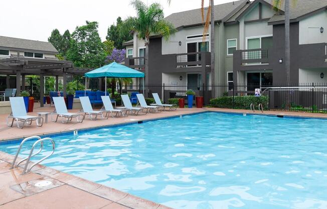 Relaxing Pool at Canyon Club Apartments