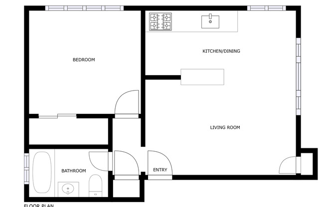 1 bed, 1 bath, 526 sqft, $1,825, Unit 052#44-5