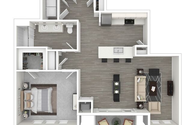 1 bed, 1 bath, $2,225, Unit 8205