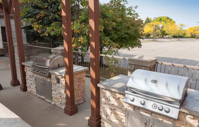outdoor grill stations