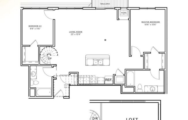 3 beds, 2 baths, 1,156 sqft, $3,170, Unit 902-512
