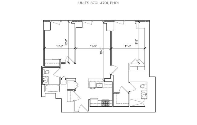 2 beds, 2 baths, $8,550, Unit 214501