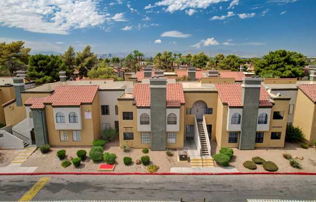 Aerial Exterior View at Desert Vistas Apartments, Las Vegas, Nevada, 89142