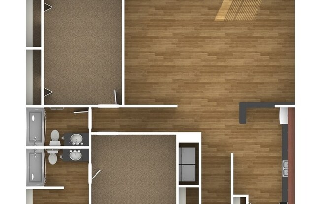 2 beds, 2 baths, $1,900