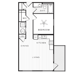 1 bed, 1 bath, 800 sqft, $1,420