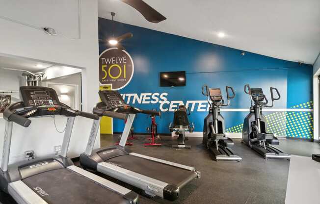 Gym interior at Twelve 501