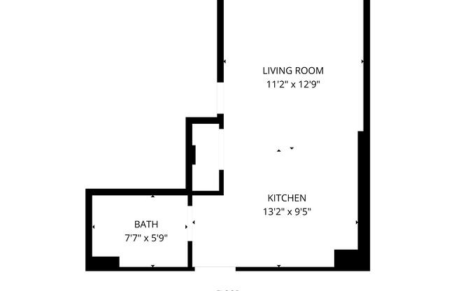 Studio, 1 bath, 376 sqft, $2,950, Unit 3K