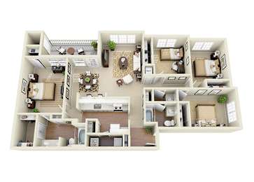 4 beds, 2 baths, 1,642 sqft, $2,224