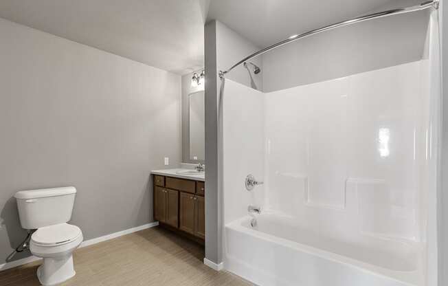 large bathroom with tub