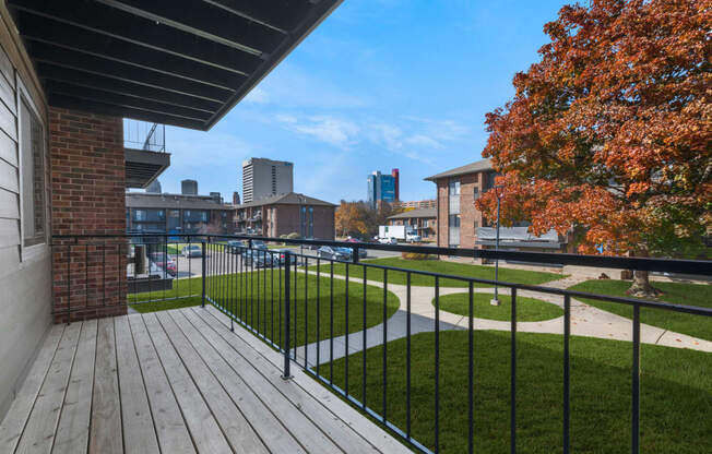 Oversized Balcony at Lafayette Park Place, Detroit, MI, Detroit, MI