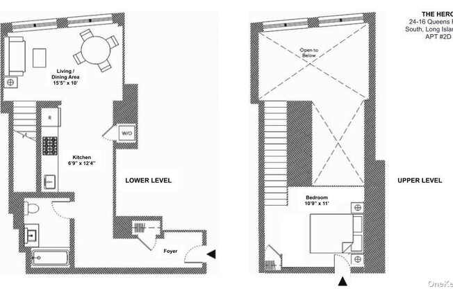 1 bed, 1 bath, 791 sqft, $4,295, Unit 2D