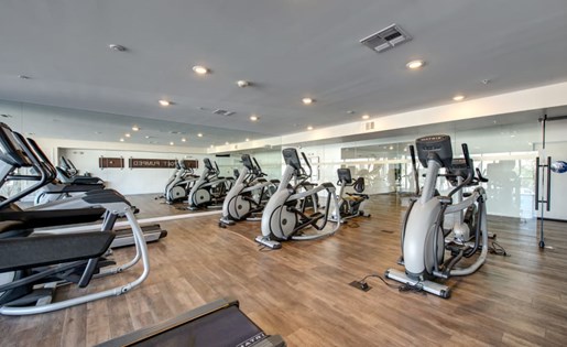 Cardio Machines In Gym at Sherman Circle, Van Nuys, CA