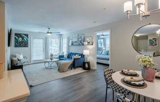 Southpoint Crossing Apartments in Durham, North Carolina Dining Room and Living Room