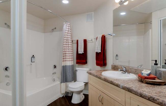 Bathroom  at Missions at Sunbow Apartments, Chula Vista, California 