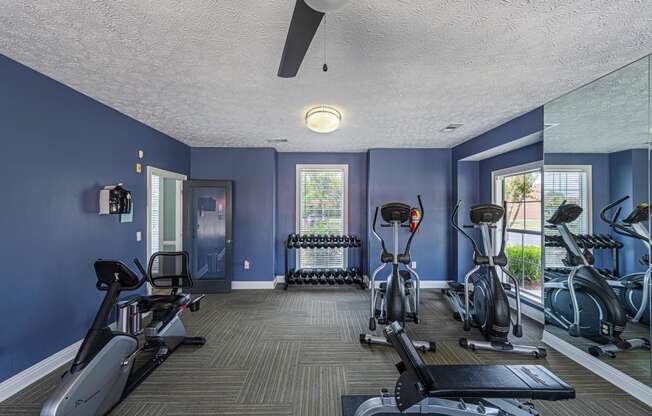 the gym at the windsor apartments oh