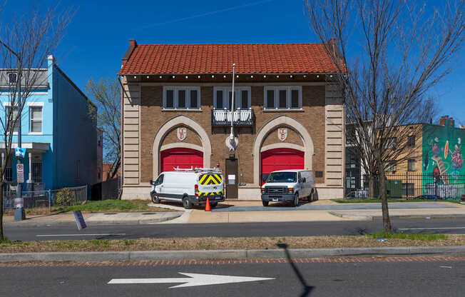 Fire station nearby The Paramount Apartments in the Petworth neighborhood of Washington, DC 20011