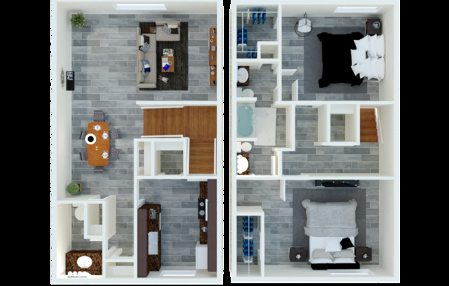 2 beds, 2.5 baths, 1,108 sqft, $1,159, Unit 603