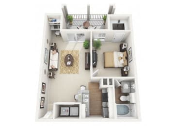 1 bed, 1 bath, $1,144