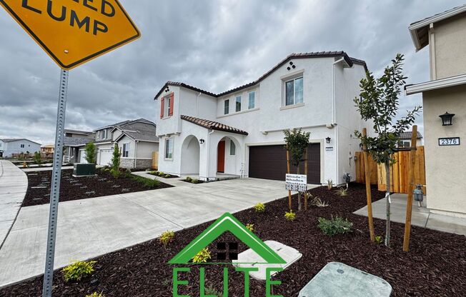 **Brand New 4-Bed, 2.5-Bath Home Facing the Park – 2370 Controllata St #1, Manteca, CA**