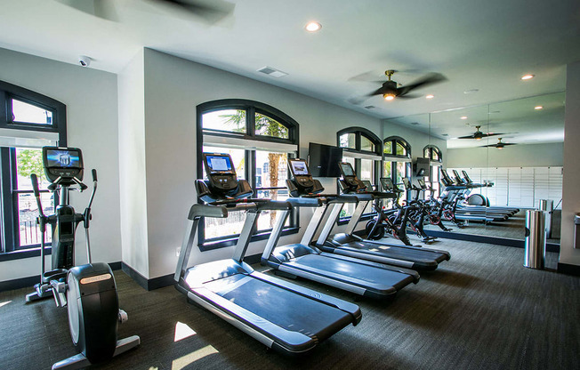 Fitness Center with Peloton Machines at Apartments for Rent Near Emory University 30329