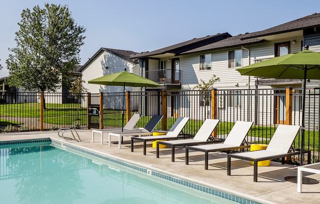 Sparkling Swimming Pool at Cedar House, Washington