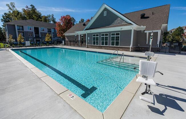 Sparkling Pool with Sundeck.