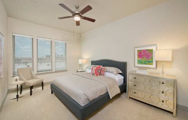 Large Bedroom with Plush Carpeting Windsor at West University, Texas, 77005