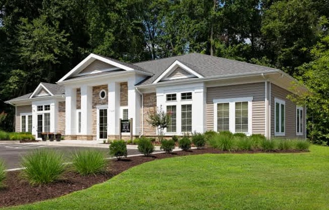 Clubhouse Exterior at Poplar Glen Apartments, Columbia, 21044.