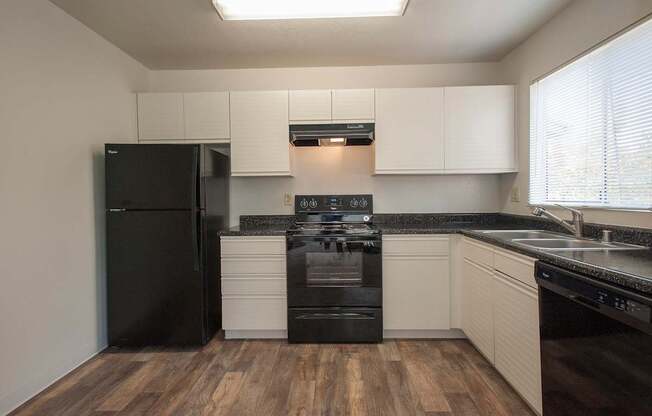 Autumn Oaks vacant studio kitchen and appliances