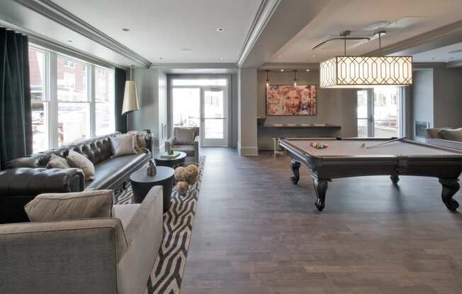 Clubhouse With Billiards at The Thornton, Alexandria, VA, 22314