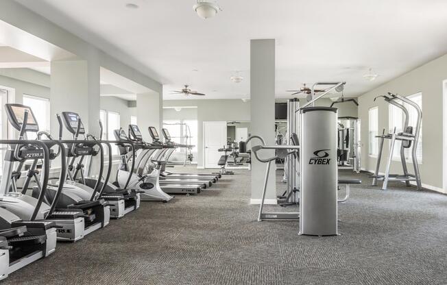 24-Hour Fitness Center with Cardio and Free Weights