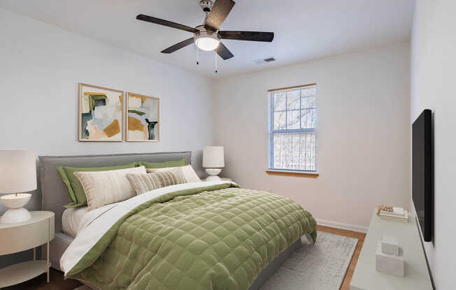 Bedroom with Hard Surface Flooring