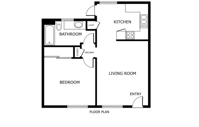 1 bed, 1 bath, 410 sqft, $1,975, Unit 009#C19