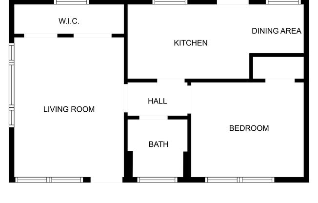 1 bed, 1 bath, 450 sqft, $2,500, Unit 14