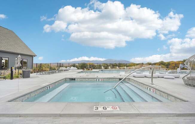 the swimming pool at the resort at governors crossing