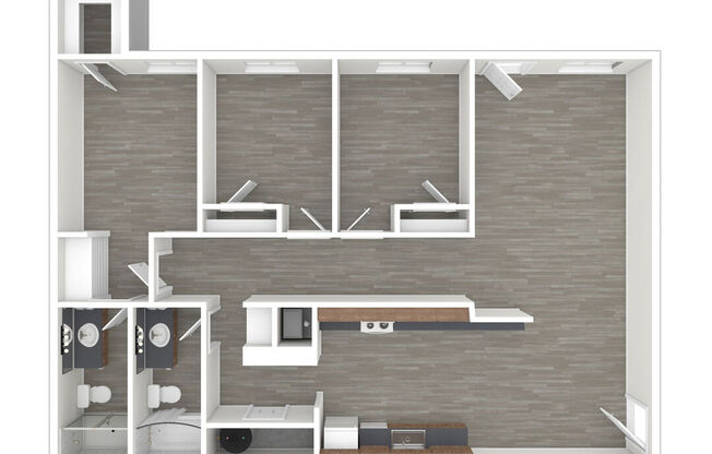 3 beds, 2 baths, 1,200 sqft, $1,847