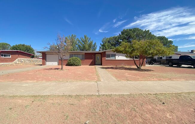 West El Paso 4 bed refrig A/C Home!