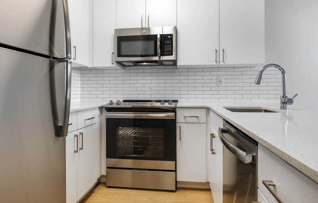 Kitchen with Stainless Steel Appliances