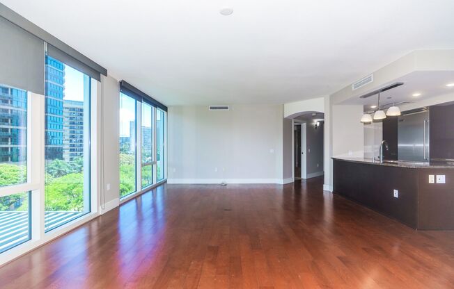 Allure Waikiki - 2 bedroom, 2 bath with 1 covered parking.