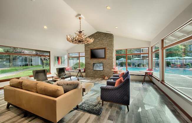 Clubhouse Interior at Canyon Creek, Wilsonville, OR