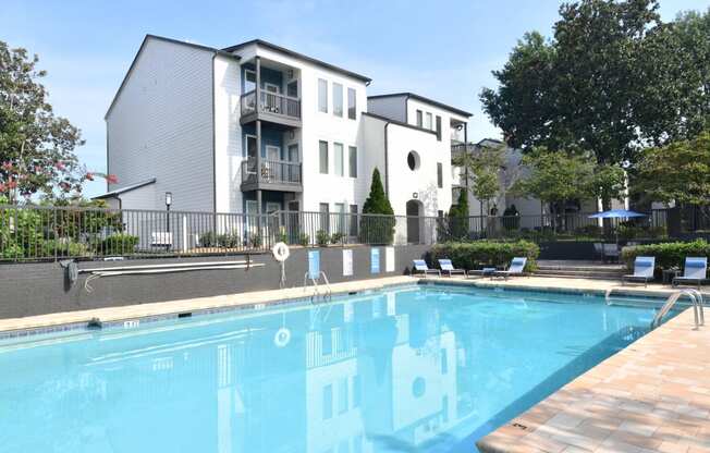 our apartments have a large pool for residents to enjoy