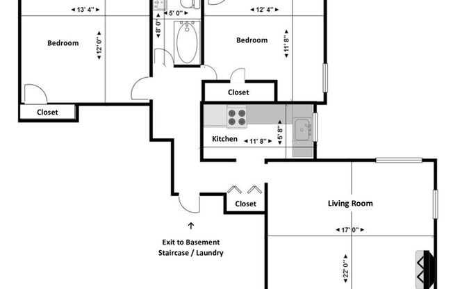 2 beds, 1 bath, 910 sqft, $1,619, Unit 333 Morewood Ave. #3