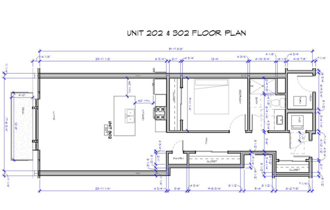 1 bed, 1 bath, 798 sqft, $1,350, Unit 302